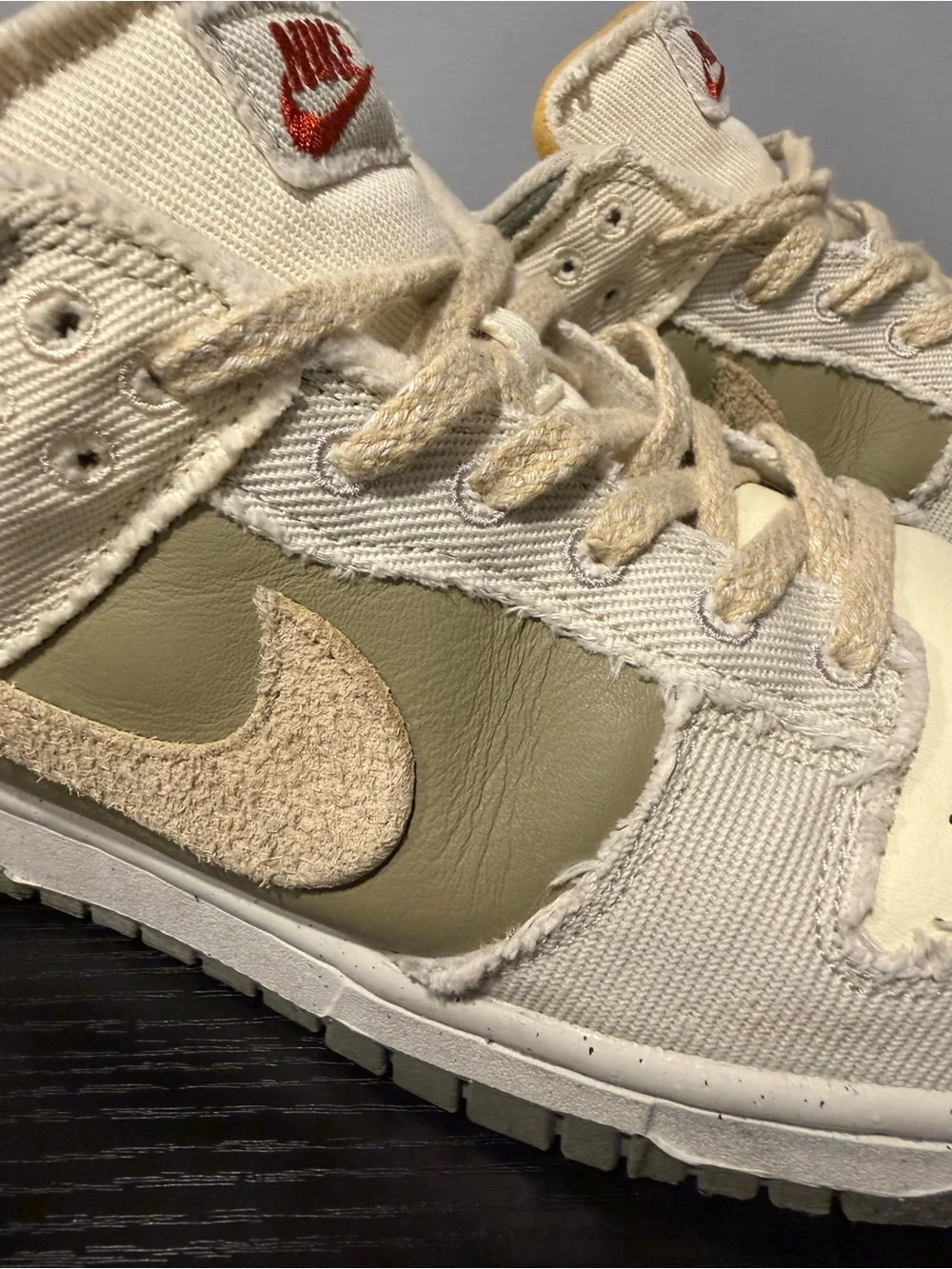 Nike Dunk Low Light Bone Dark Stucco FZ4341-100 Women’s Size 10 Sneakers